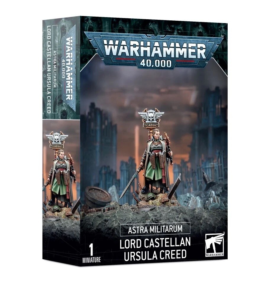 LORD CASTELLAN URSULA CREED miniatura in plastica ASTRA MILITARUM warhammer 40k