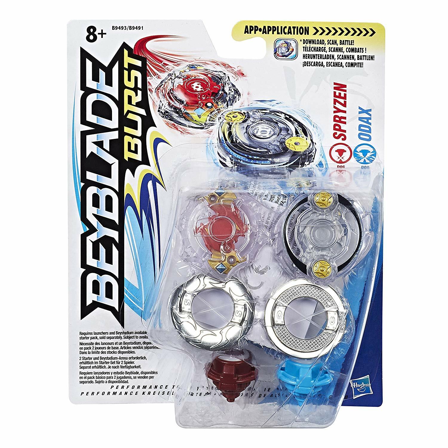 BEYBLADE BURST SPRYZEN & ODAX B9491 -nuovo-italia