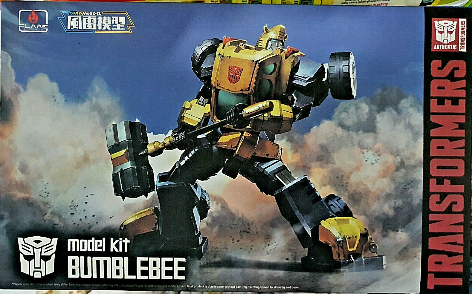 Transformers Bumblebee - Flame Kit - Hasbro Authentic Transformers