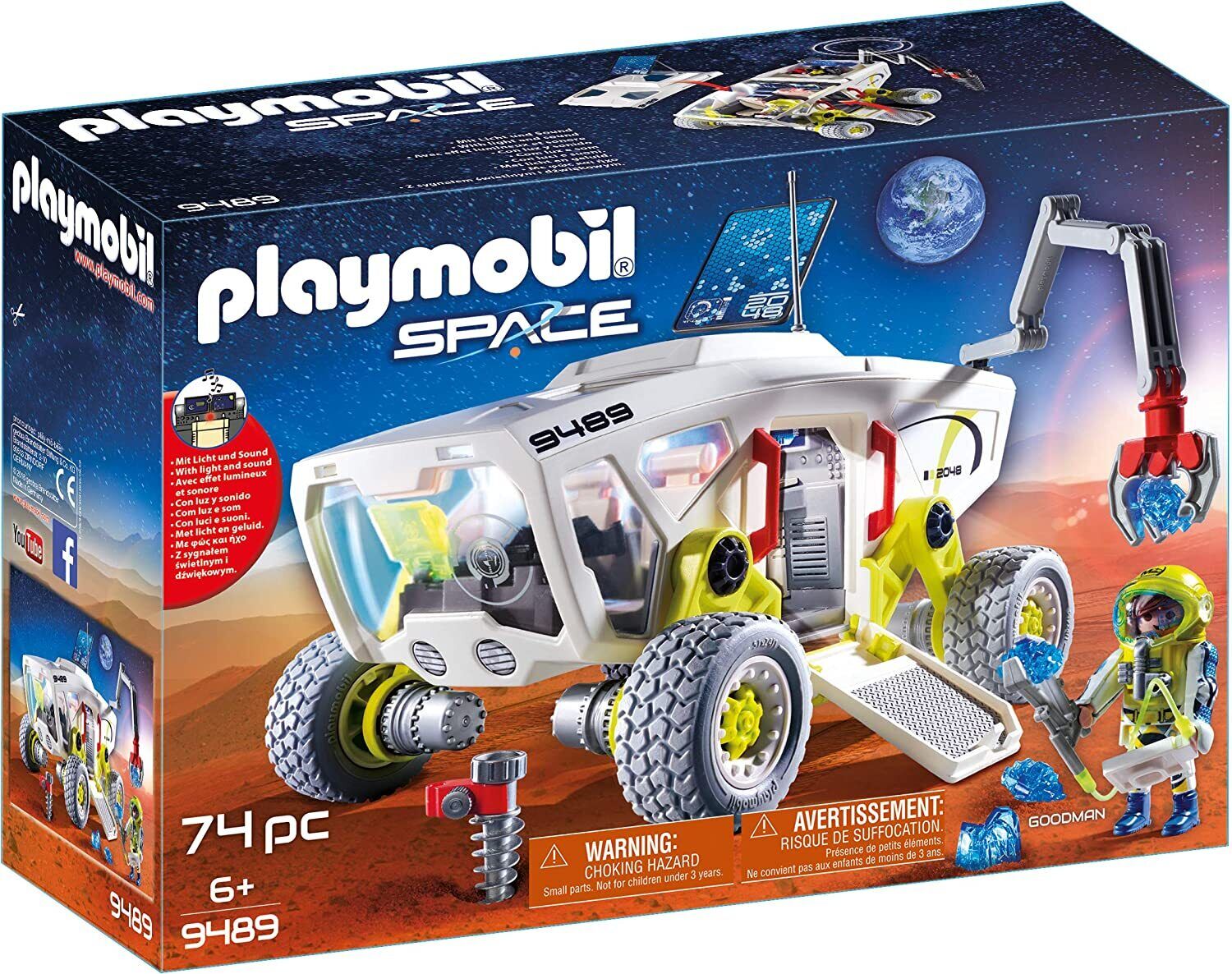 Originale PLAYMOBIL " Space 9489 Veicolo Di Esplorazione Marciano - New