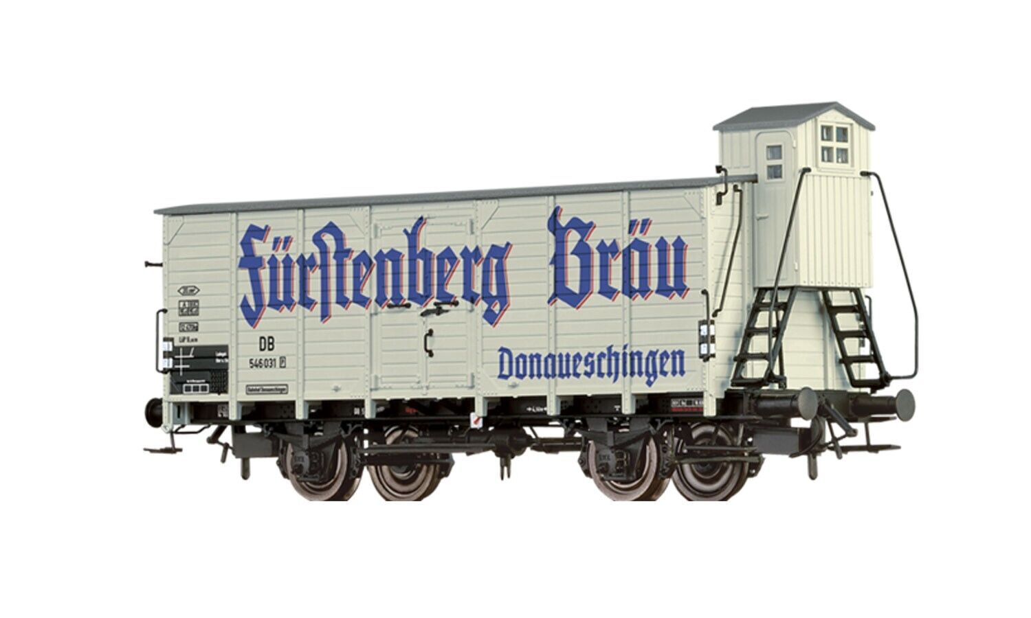 BRAWA H0 49861 - Carro Trasporto Birra "Furstenberg" DB Ep. III