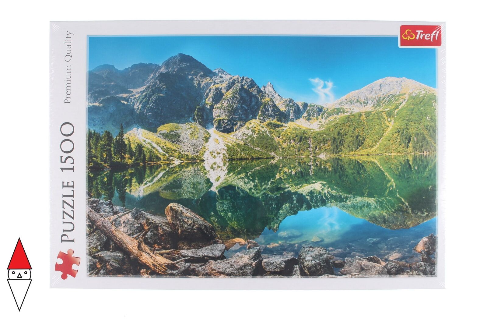 PUZZLE PAESAGGI TREFL MONTAGNA MORSKIE OKO LAKE TATRAS POLAND 1500 PZ