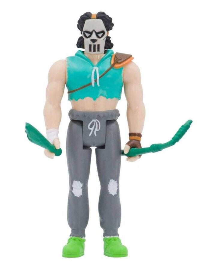 SUPER 7 REACTION TMNT NINJA TURTLES CASEY JONES VINTAGE RETRO FIGURE NEW!