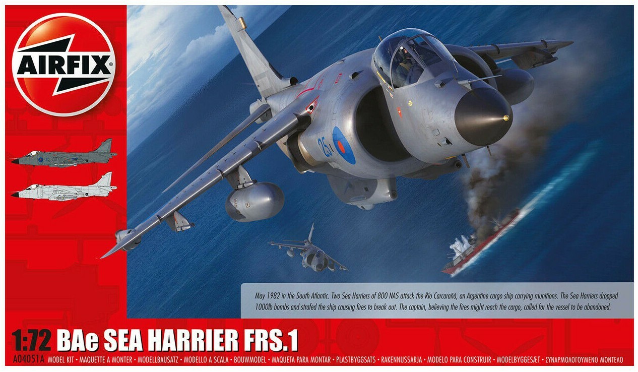 AIRFIX 1:72 KIT AEREO - AIRCRAFT BAe SEA HARRIER FS.1 ART A04051A