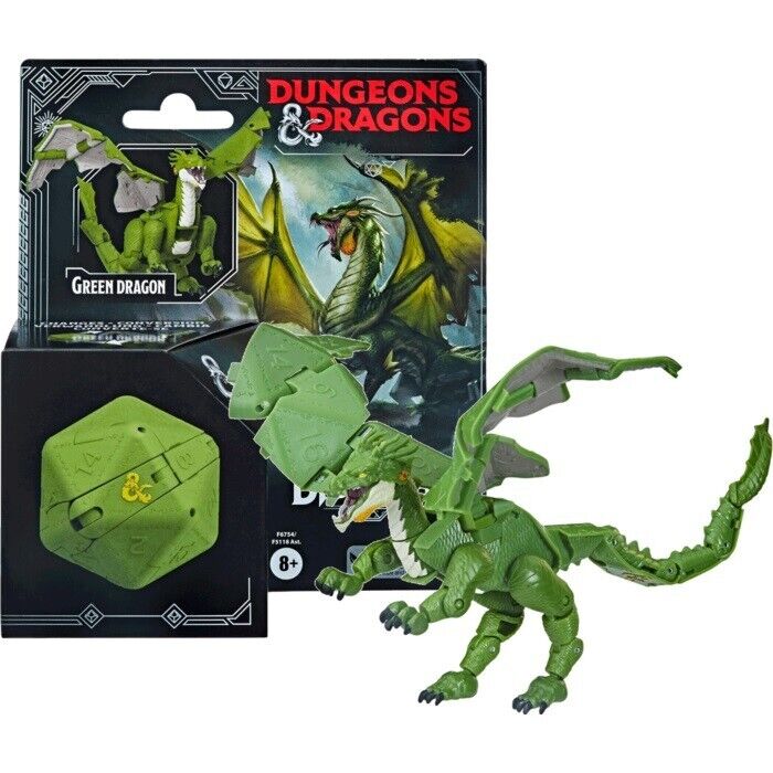 D&D DUNGEONS & DRAGONS HONOR AMONG THIEVES Hasbro DICELINGS - GREEN DRAGON dado