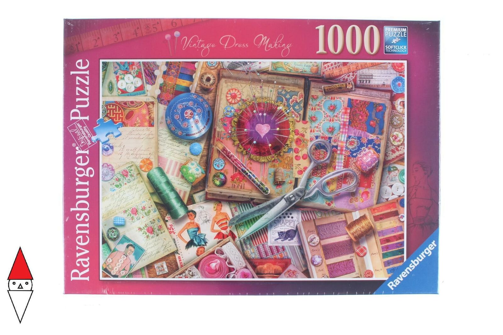 PUZZLE OGGETTI RAVENSBURGER OGGETTI COMUNI GLI STRUMENTI DELLA SARTORIA 1000 PZ