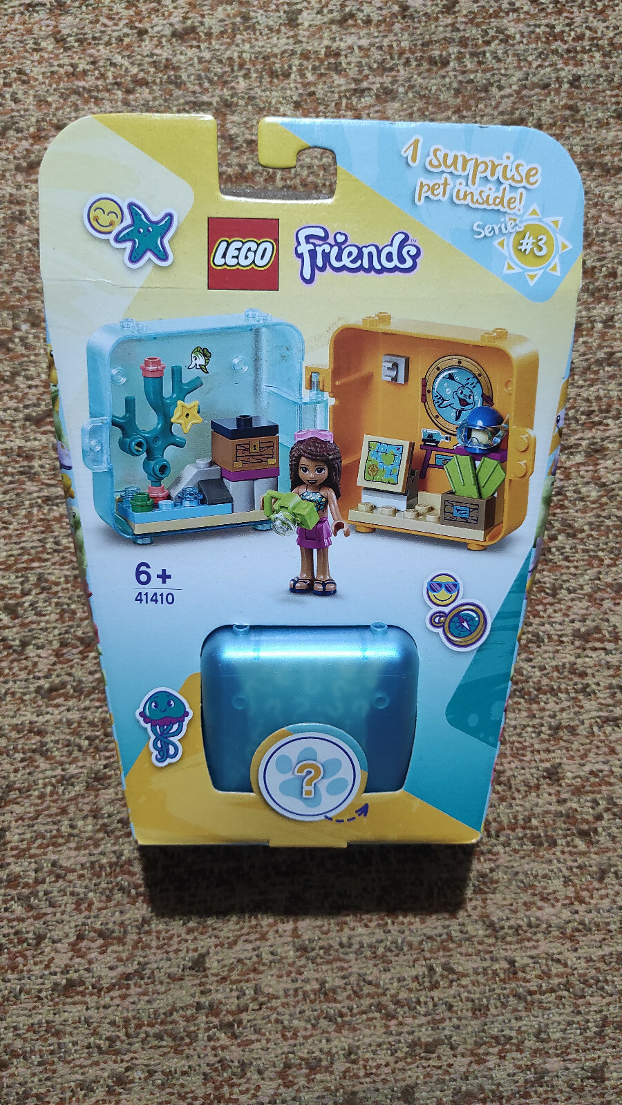 LEGO FRIENDS 41410 SURPRISE SERIES 3 IL CUBO DELLE VACANZE DI ANDREA