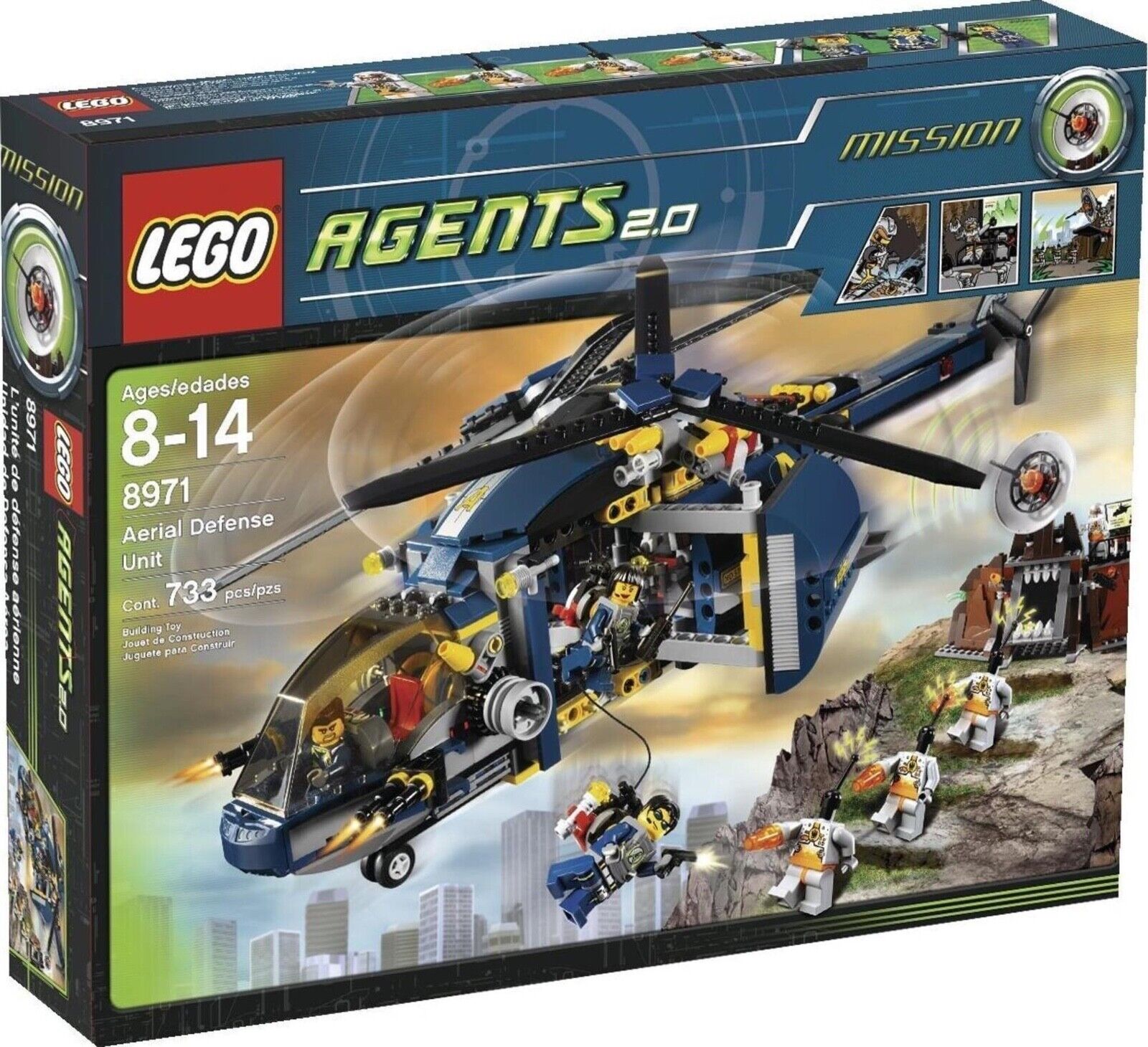 Lego - Lego Agent 2.0 8971 ELICOTTERO E UNITA' ANTI AEREA - 5702014532847
