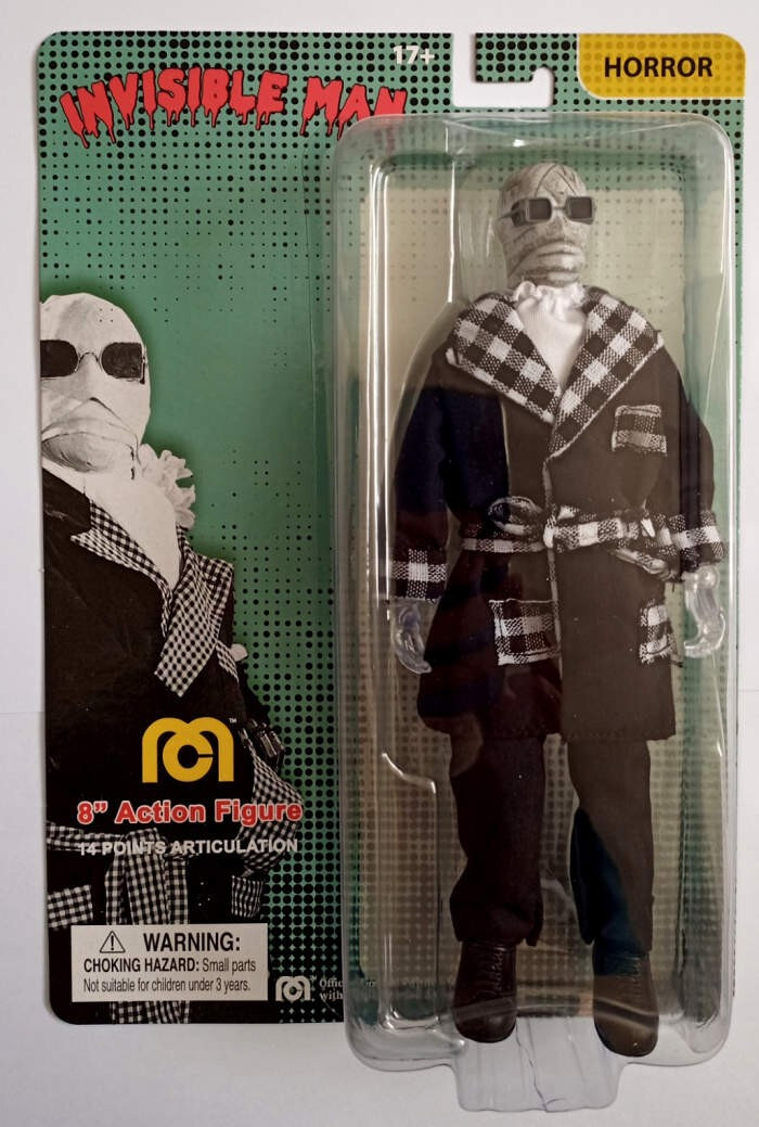 MEGO MOVIES UNIVERSAL MONSTERS INVISIBLE MAN VINTAGE ACTION FIGURE NEW