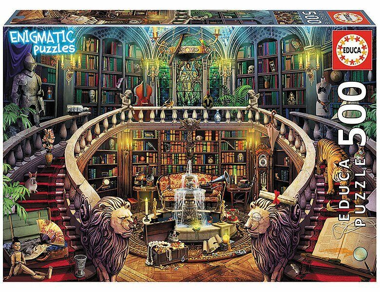 Educa Puzzle 500 Pezzi Libreria Enigmatic Puzzle 18479