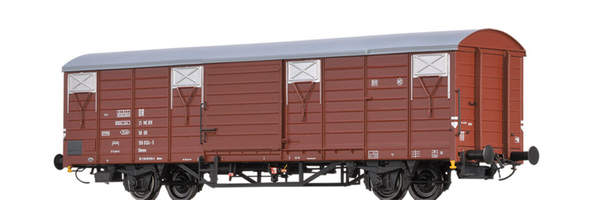 BRAWA H0 49909 – Carro merci coperto Glmms DR Ep. IV