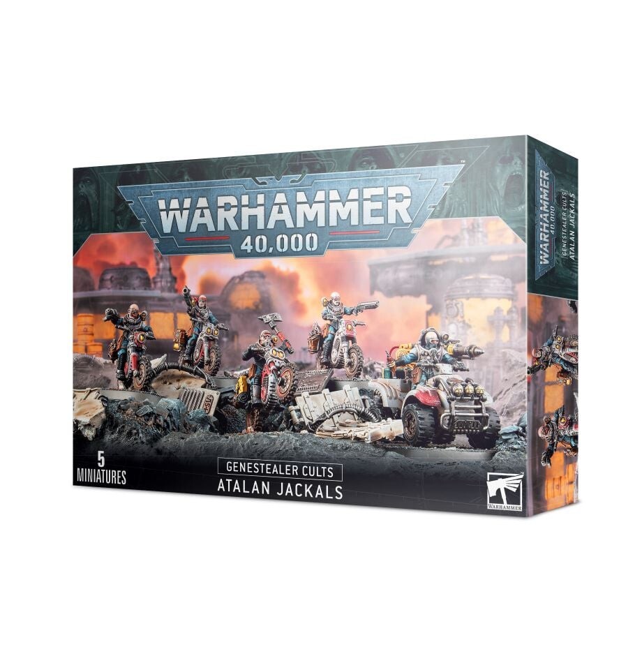 ATALAN JACKALS 5 miniature GENESTEALER CULT Citadel GAMES WORKSHOP Warhammer 400