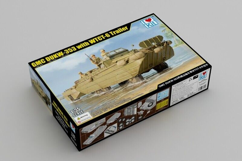 I LOVE KIT GMC DUKW-353 WITH WTCT-6 TRAILER  1:35 ILO63539