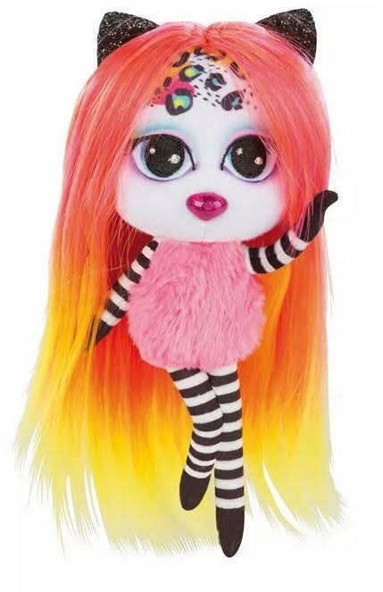 NICI PIXIDOOS BAMBOLA PELUCHE PIKU CON 3 ACCESSORI IN CONFEZIONE REGALO 20CM NEW