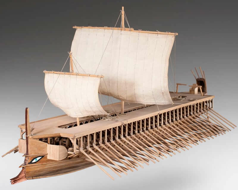 Dusek D004 Greek Trireme 1:72 modellismo