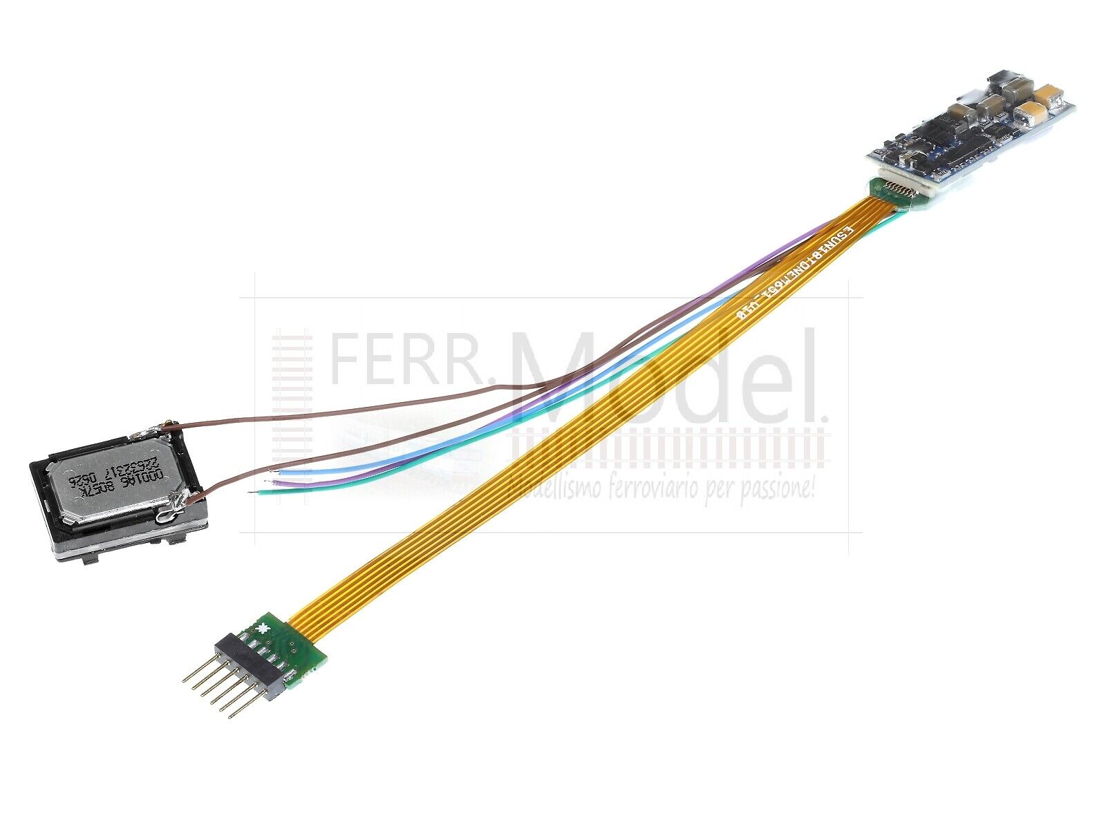 ESU ELECTRONIC 58816 - LokSound 5 Micro Decoder 6 pin NEM651 VERGINE  con altopa