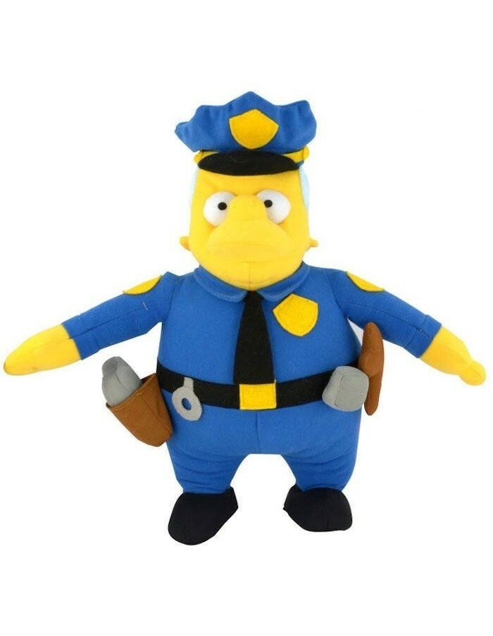 UNITED LABELS PLUSH PELOUCHE THE SIMPSONS CHIEF WIGGUM 31 CM DOLL NEW