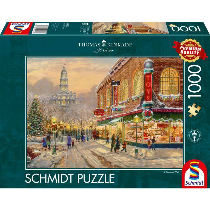 Puzzle Thomas Kinkade: A Christmas wish - 1000 pz - Schmidt 59936