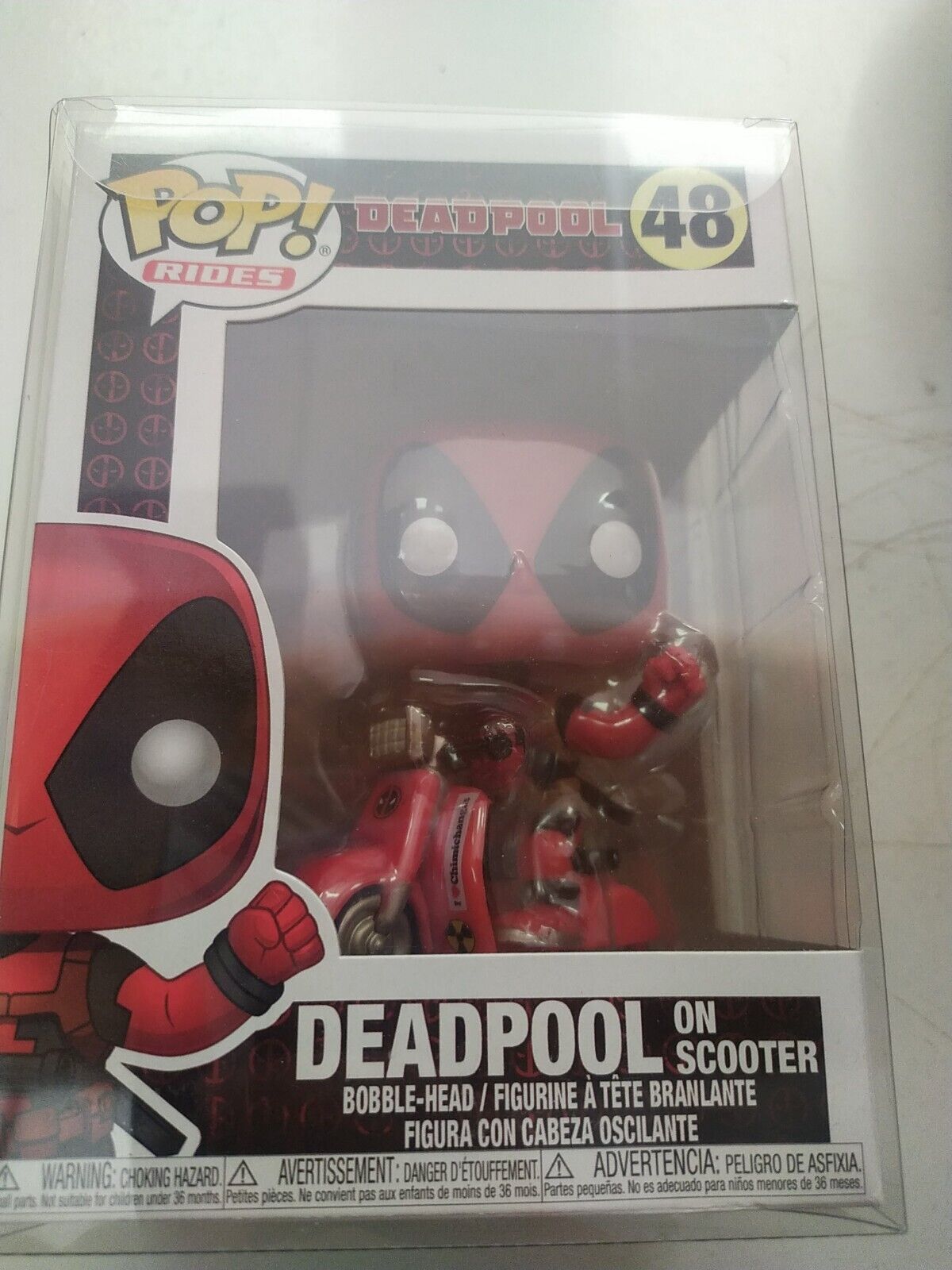 Deadpool Funko POP! Deadpool on Scooter #48 Marvel Vespa