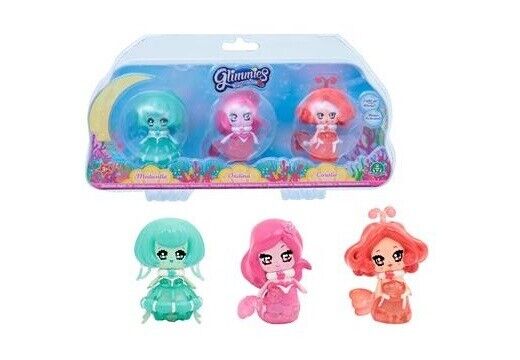 GIOCHI PREZIOSI GLIMMIES AQUARIA PERSONAGGI ASSORTITI IN BLISTER TRIPLO