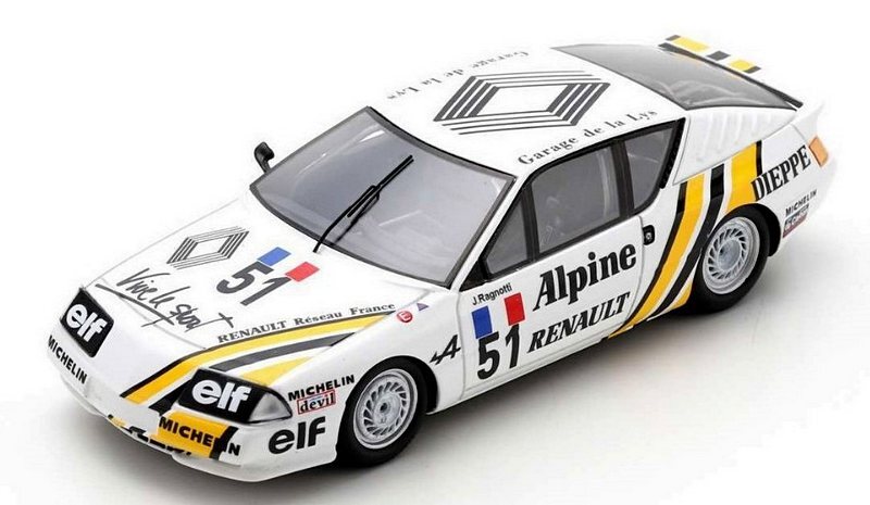 Alpine V6 Europa Cup Castellet 1985 Jean Ragnotti 1:43 Spark S5473
