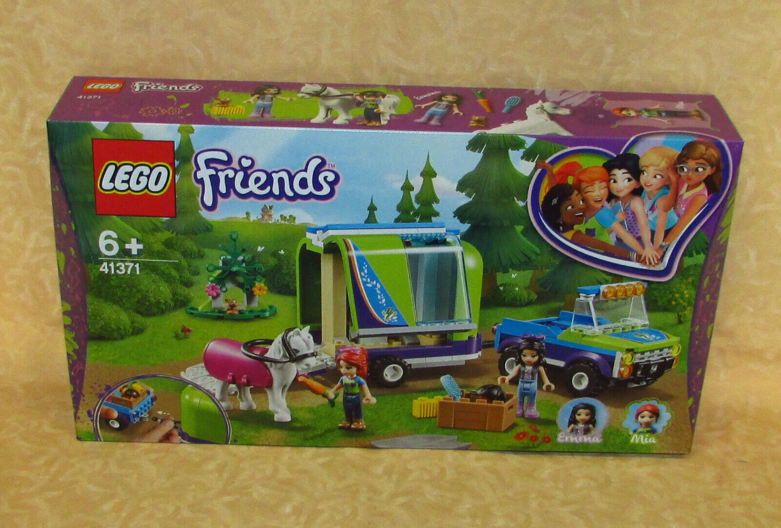 LEGO FRIENDS 41371 IL RIMORCHIO DEI CAVALLI DI MIA 6+ anni  cod.22356