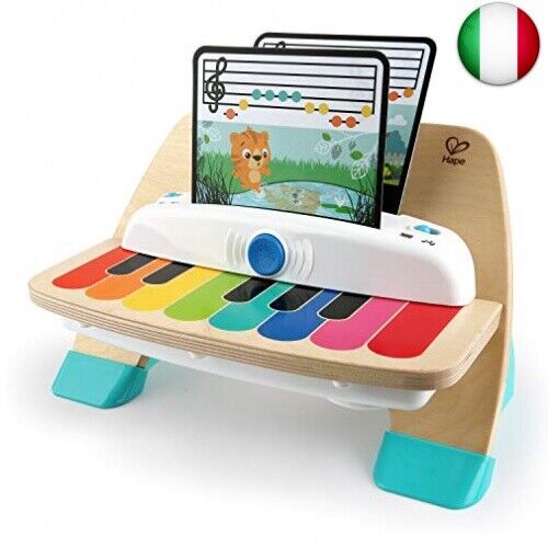 Baby Einstein Hape Magic Touch Piano, Giocattolo Musicale In Legno, 30.48 x