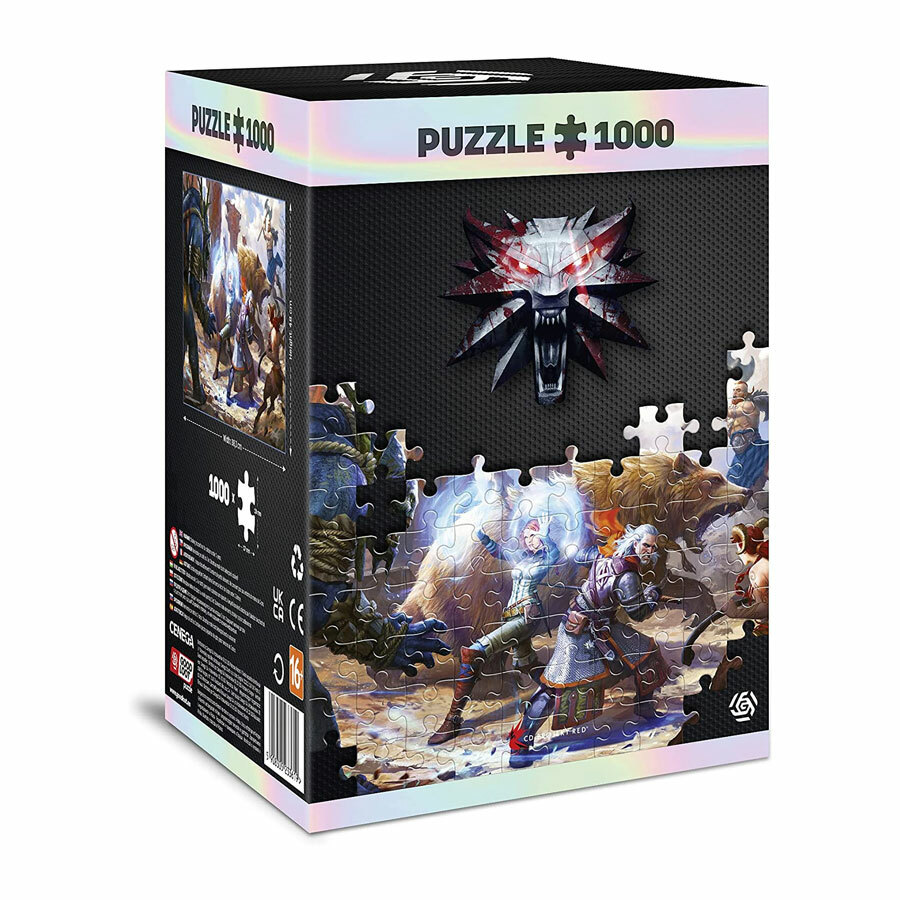 Puzzle 1000 Pezzi The Witcher 3 Wild Hunt Geralt And Triss IN Battle (140932)