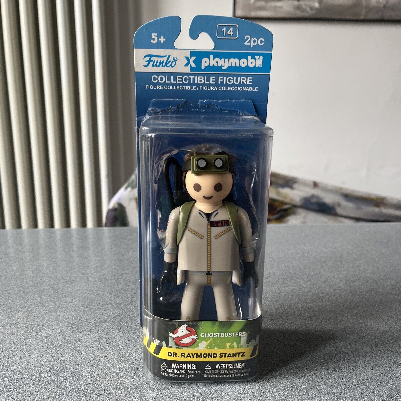 Funko - Figurine Ghostbusters Playmobil - Raymond Stantz 15cm - 0849803088163