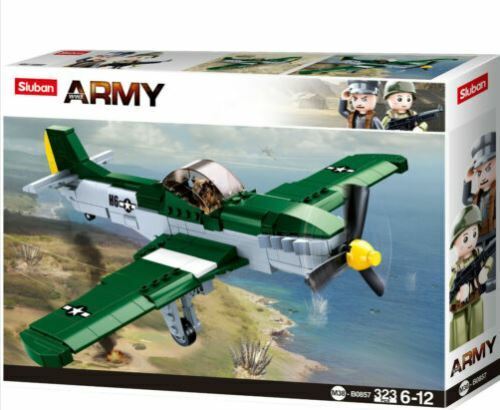 Sluban Gioco da Costruzione  Aereo Caccia Americano - M38-B0857