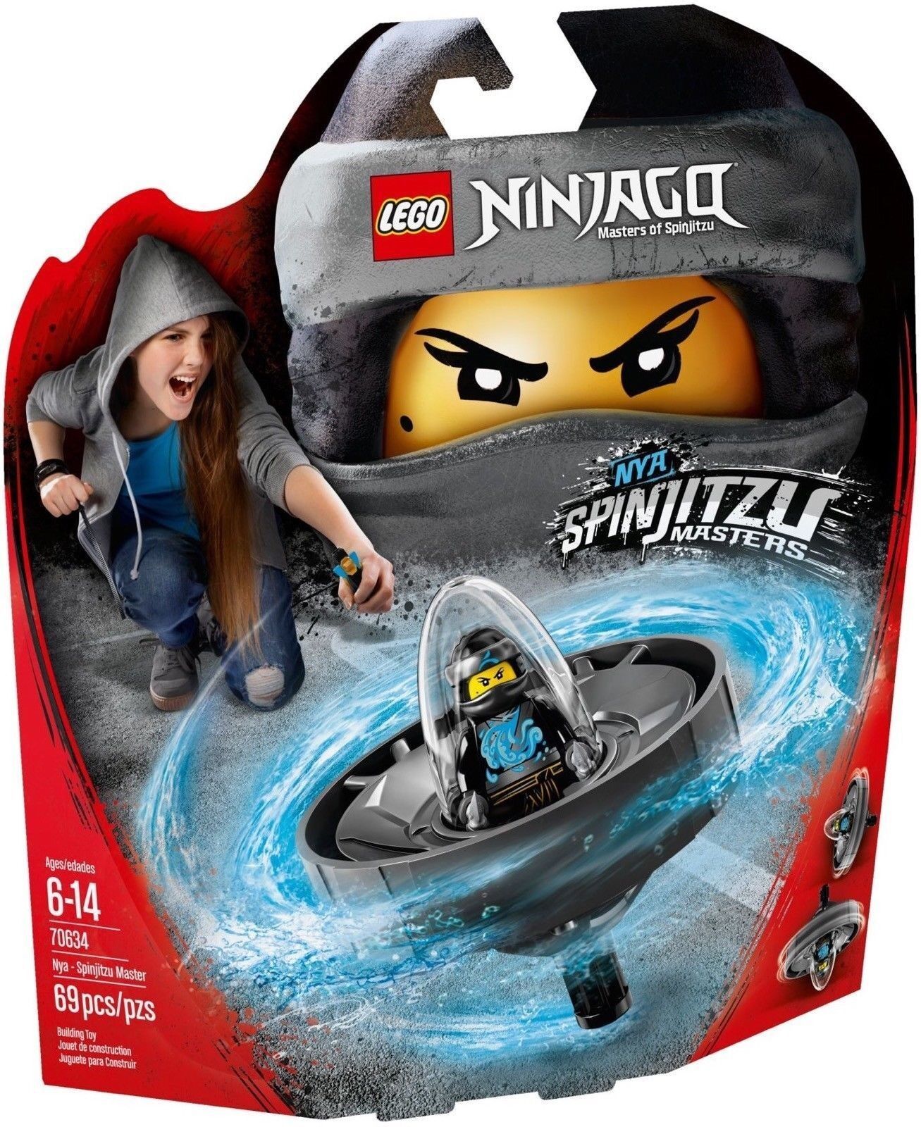 LEGO NINJAGO MOVIE NYA - MAESTRO DI SPINJITZU - LEGO 70634