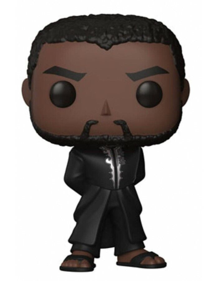 FUNKO POP MARVEL BLACK PANTHER MOVIE T'CHALLA BLACK SUIT VINYL FIGURE NEW
