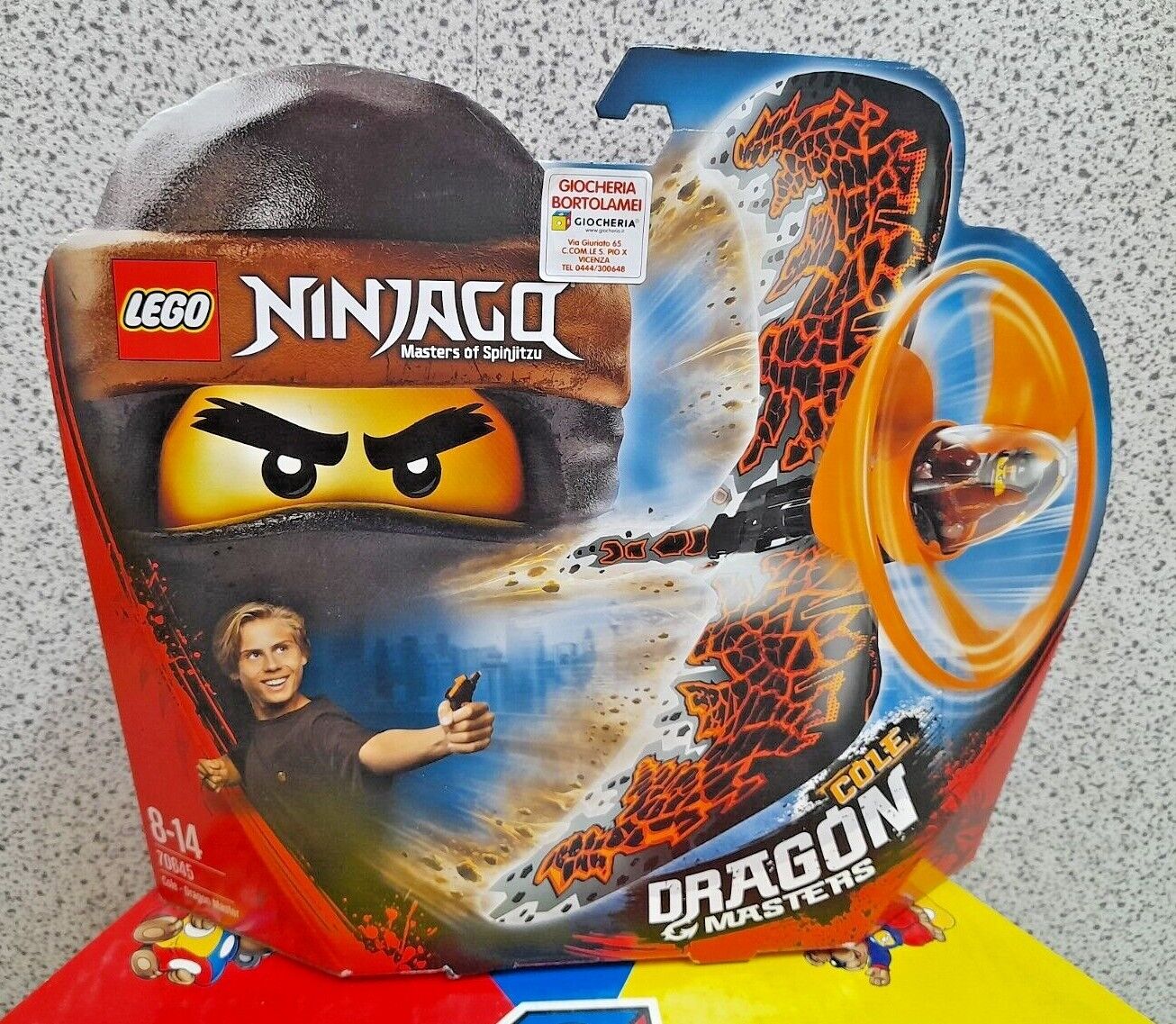 Lego Ninjago 70645 Cole- Dragon Master 8-14 anni