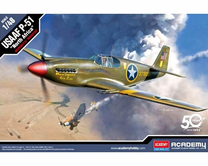Academy 12338 US Army Air Forces P-51 "North Africa" 1:48 modellismo