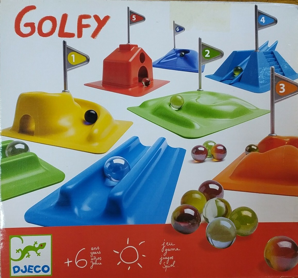 DJECO GOLFY PERCORSO AD OSTACOLI BIGLIE MINIGOLF
