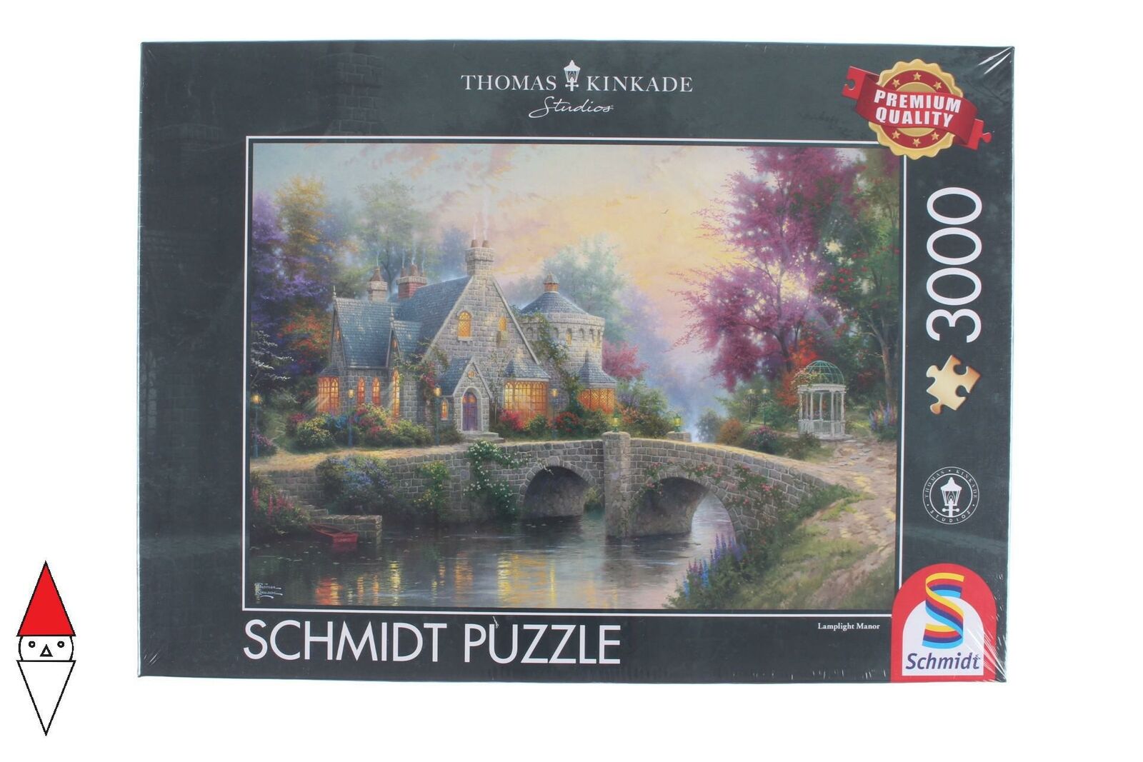 PUZZLE PAESAGGI SCHMIDT COTTAGES E CHALETS KINKADE LAMPLIGHT MANOR 3000 PZ