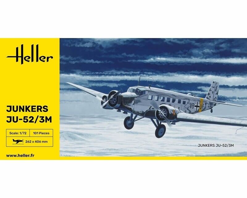 Heller Junkers JU-52/3M 1:72 80380 modellismo