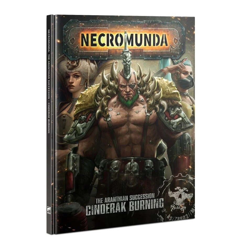 CINDERAK BURNING the aranthian succession NECROMUNDA manuale IN INGLESE età 12+