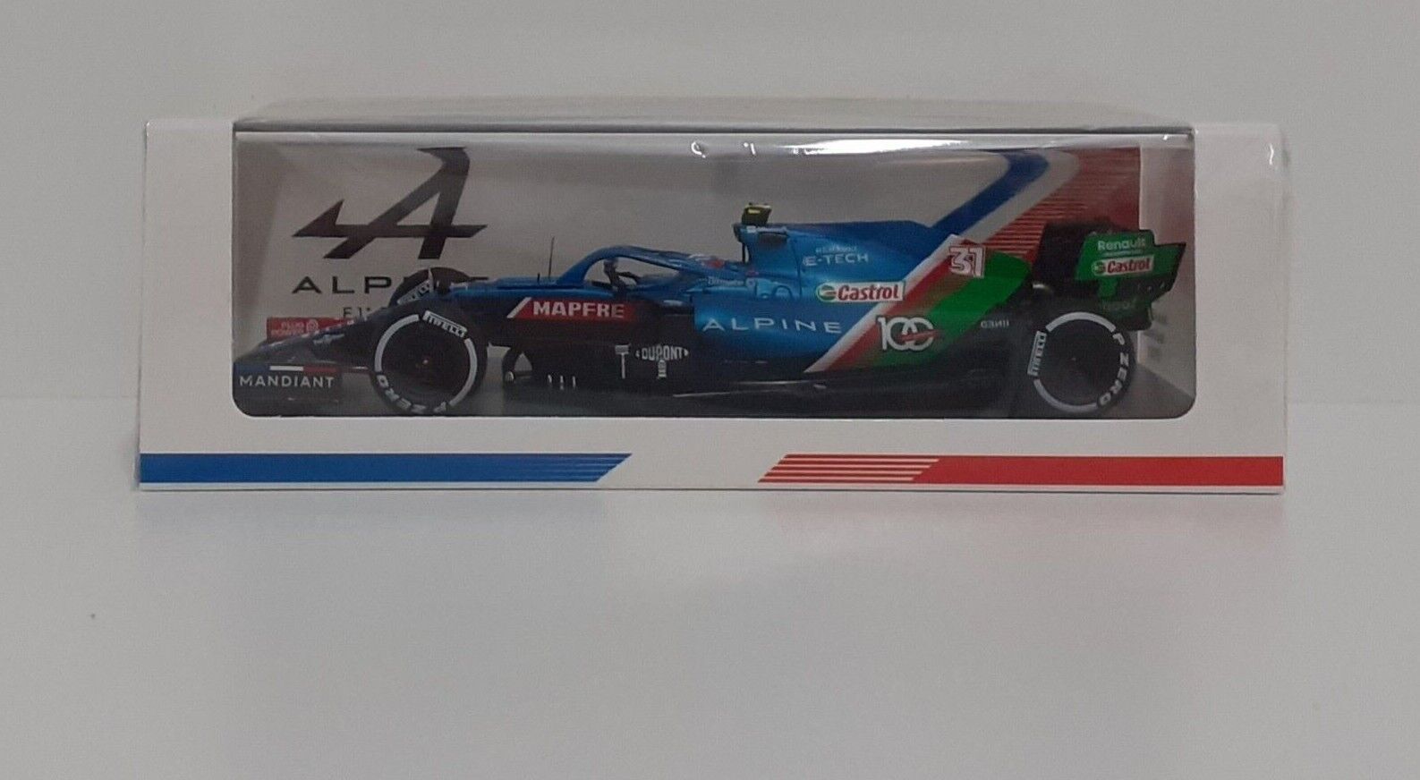 SPARK 1:43 MODELLINO AUTO F1 DIECAST ALPINE A521 OCON GP 2021 MODELLISMO STATICO