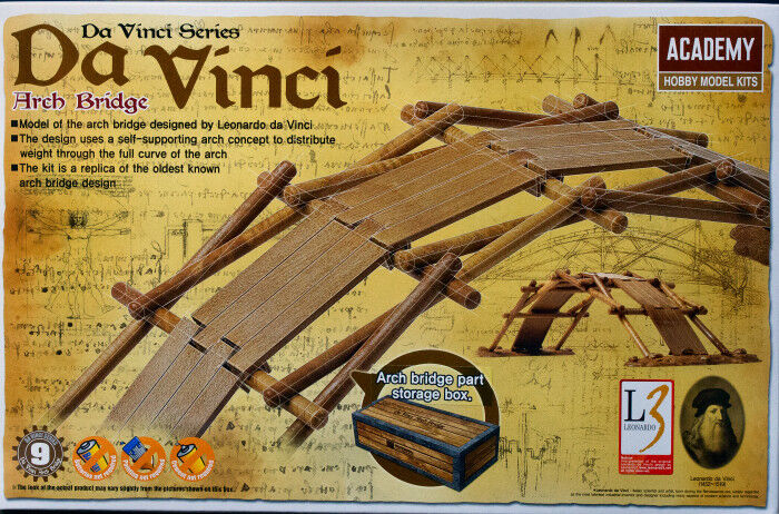 ACADEMY DA VINCI SERIES KIT PONTE AD ARCO ARCH BRIDGE 14+  ART 18153