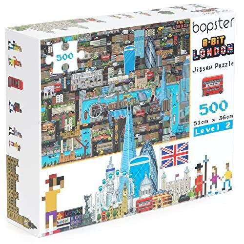 Puzzle 500 pezzi Londra - Puzzle Adulti con Porta Puzzle - Puzzle Arte e (d0T)
