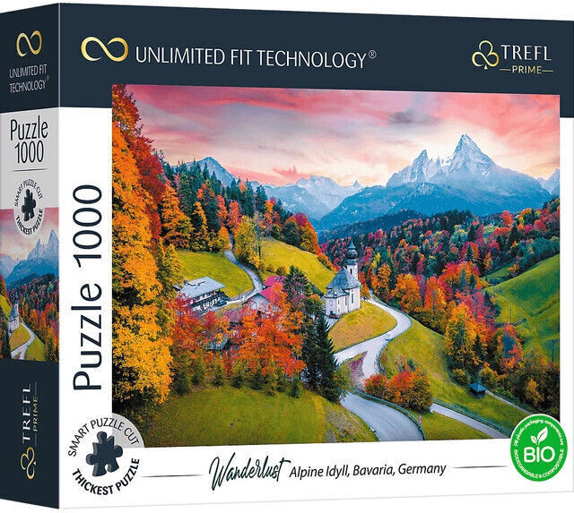 Puzzle 1000 elementów. At the Foot of Alps, Bavaria, Germany