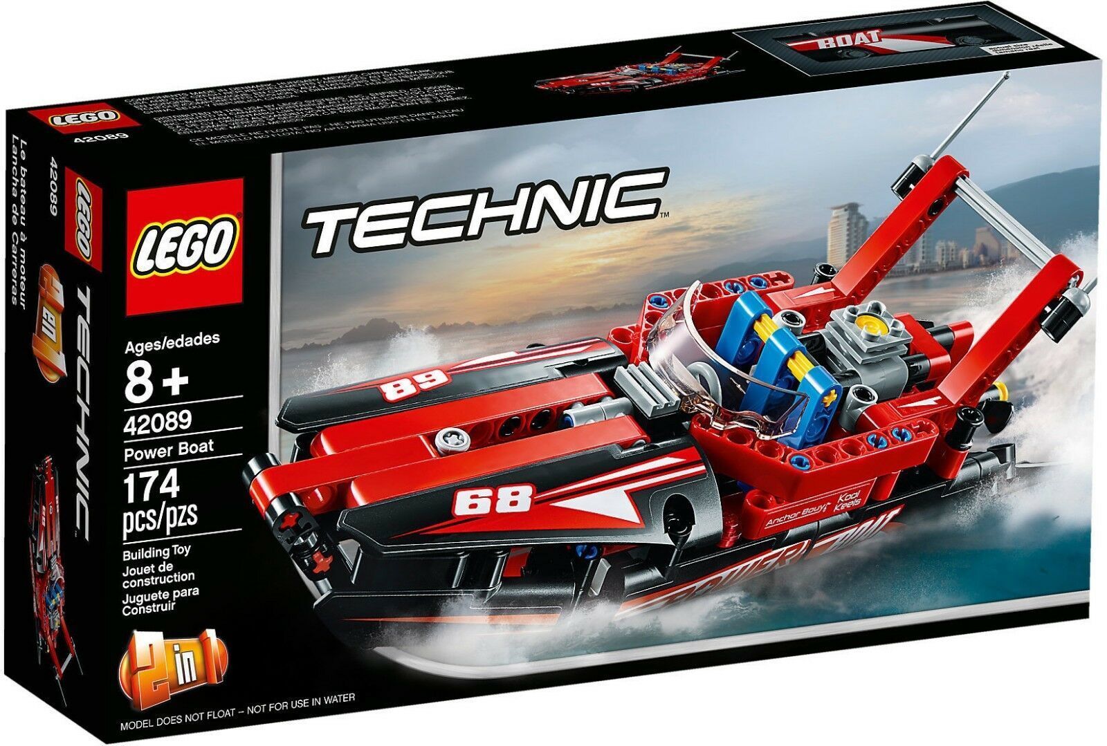 LEGO TECHNIC MOTOSCAFO DA CORSA - LEGO 42089