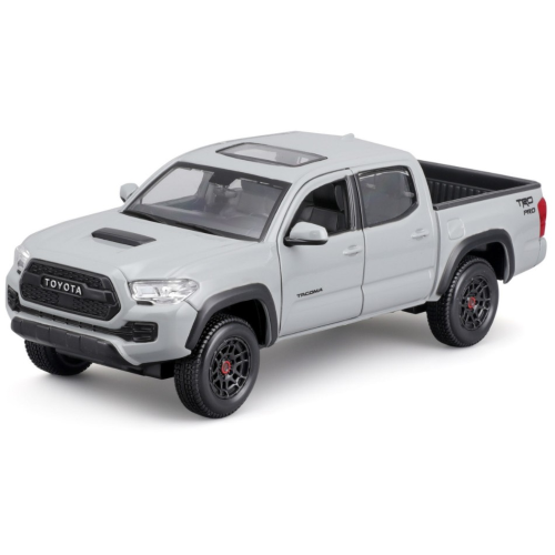 TOYOTA TAYCOMA TRD PRO PICK-UP 2023 SILVER 1:27 Maisto Auto Stradali Die Cast