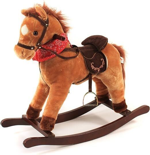 CHIC BAYER 404 05 CAVALLO A DONDOLO COWBOY