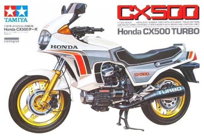 TAMIYA MOTORCYCLE SERIES  1:12 KIT MOTO HONDA CSX500 TURBO CON DECALS  ART 14016
