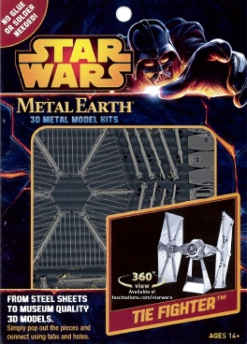 STAR WARS TIE FIGHTER Metal Earth 3D Model Kit