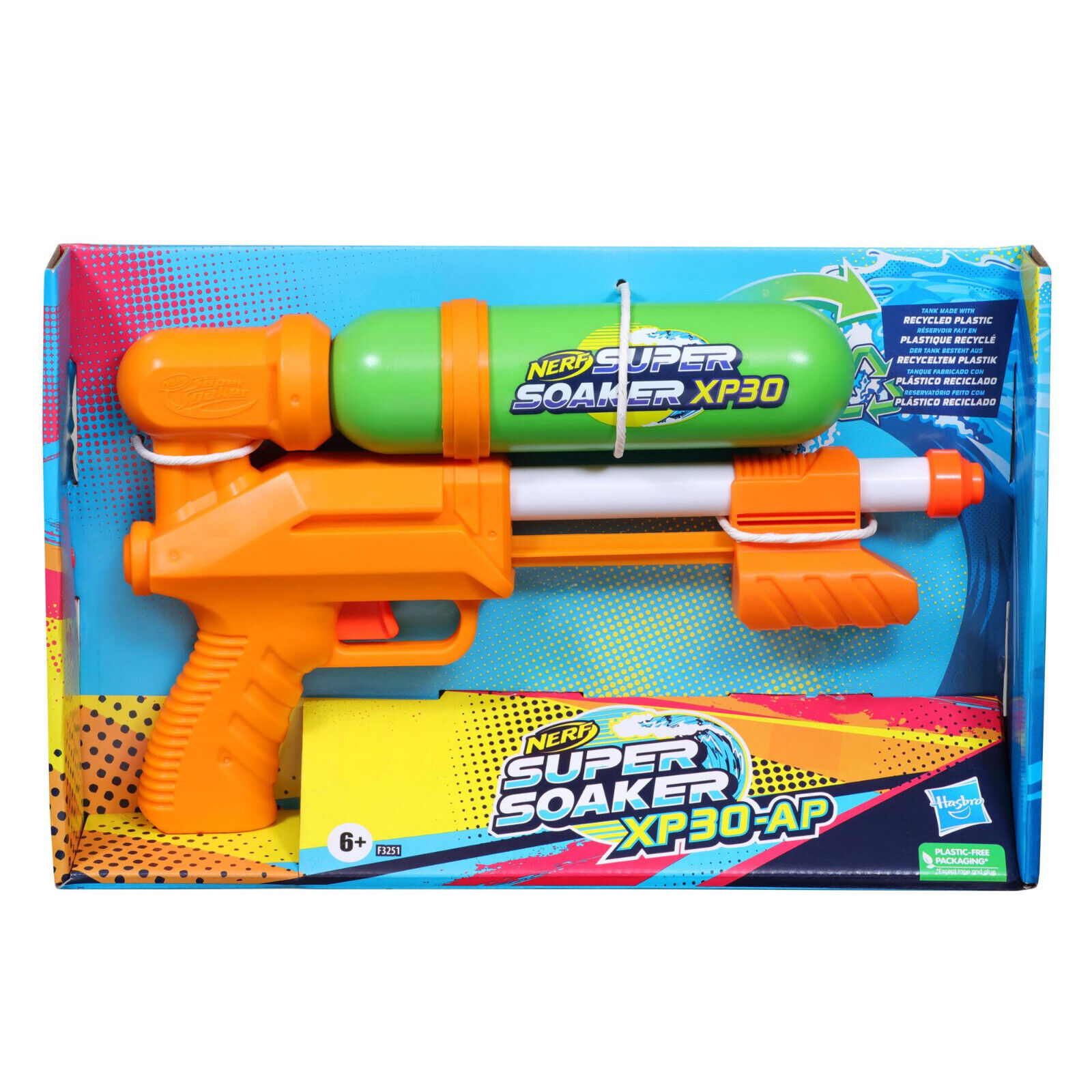 Hasbro NERF Super Togli Smalto XP30-AP Blaster/Pistola A Acqua F3251 Jet AC