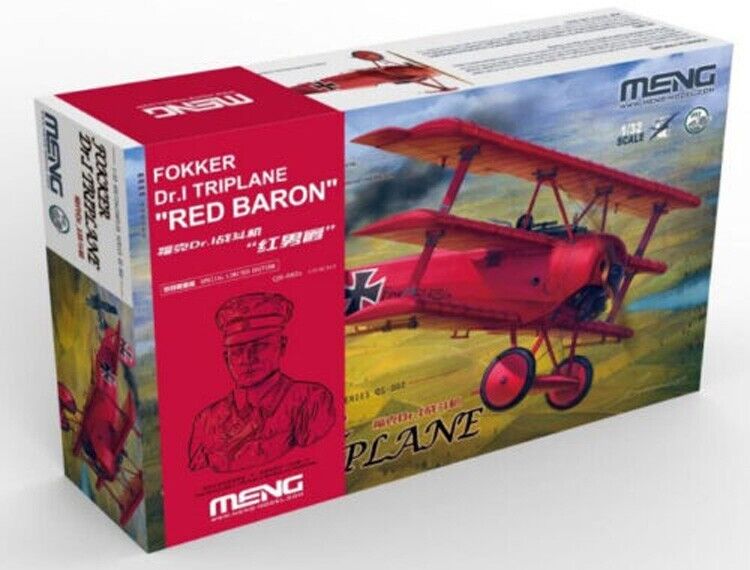Meng Kit 1/32 Fokker Dr.I Triplane RED BARON Special Edition