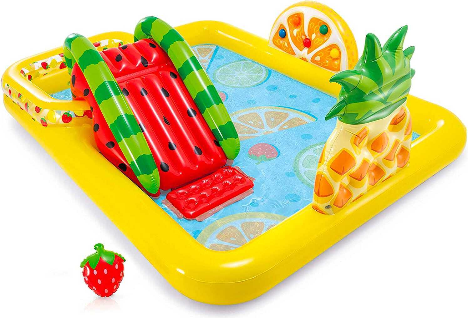 Intex Piscina Gonfiabile Bambini Fuori Terra Giardino 57158 Center Fun 'n Fruit
